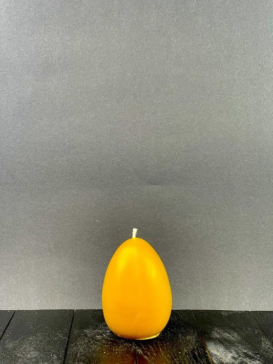Świeca z wosku pszczelego jajko gładkie małe