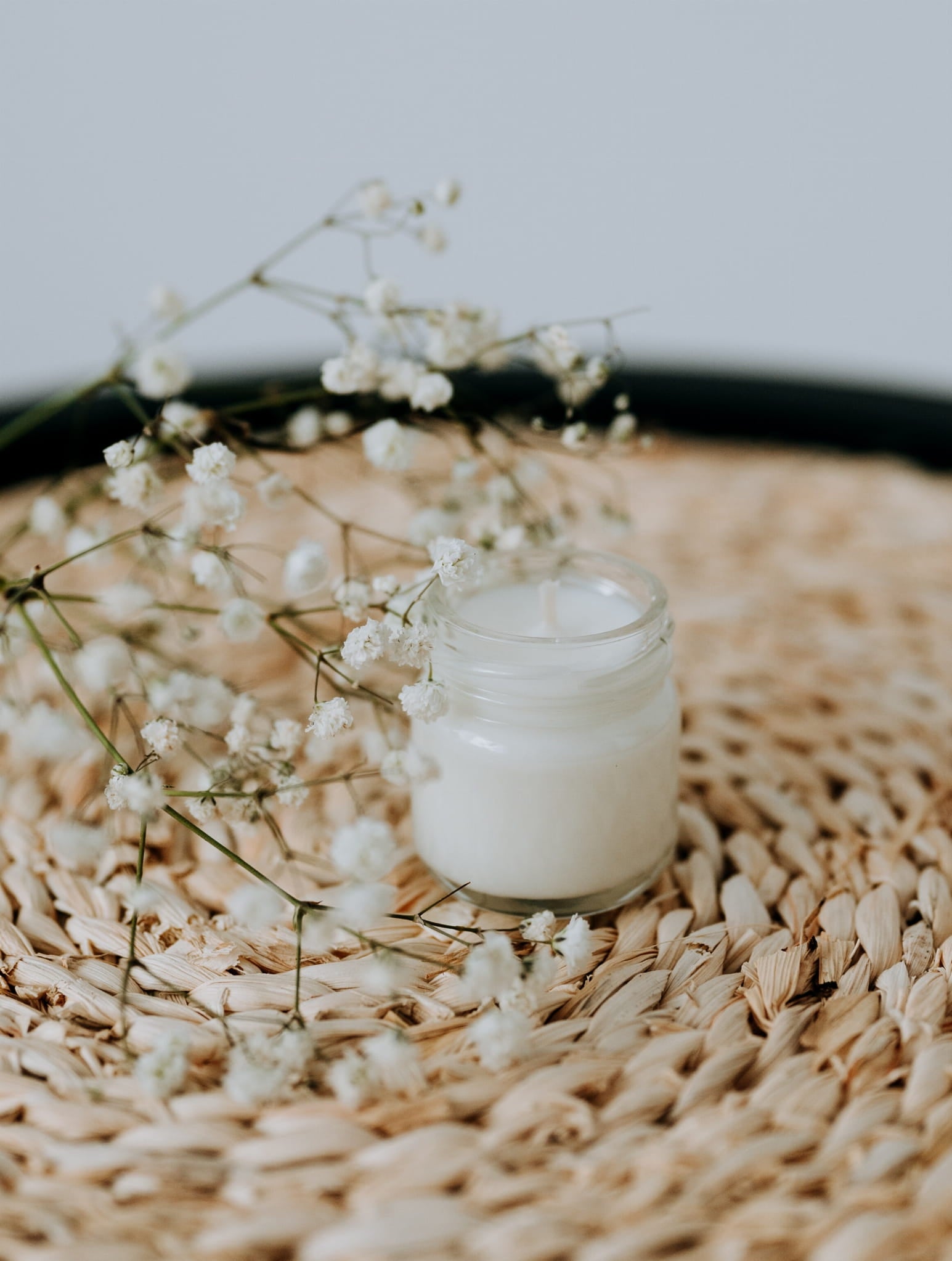 Podziękowania dla Gości na Chrzest – Mini Świeczka Naturalna z Wosku Pszczelego