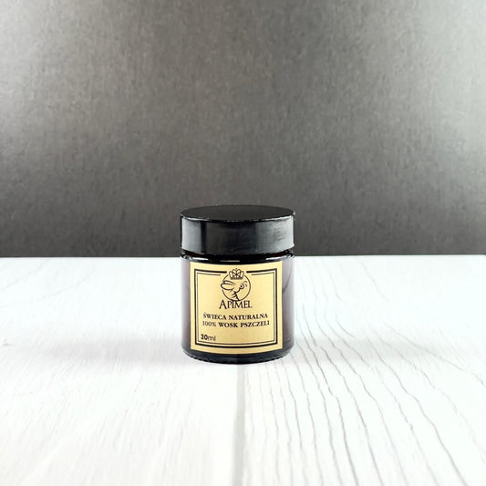 Świeca z wosku pszczelego w szkle 30 ml